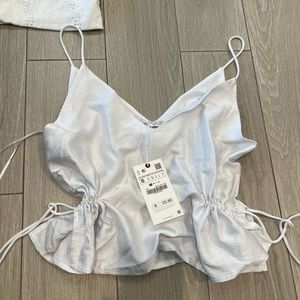 Zara white tank
